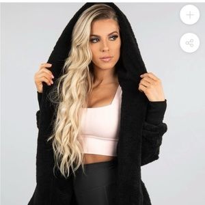 BuffBunny Teddy Coat Onyx S/M